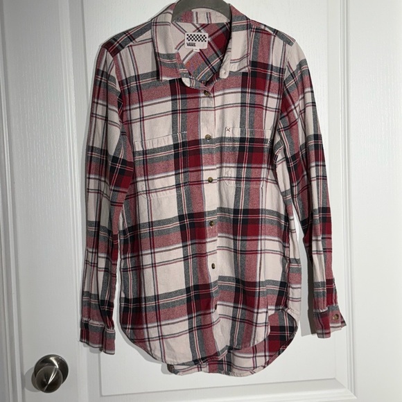 Vans Tops - Vans Woman’s Plaid Button Down Shirt